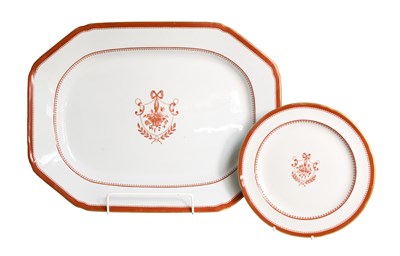 Lot 60 - A Spode "Red Newburyport" Porcelain Dinner...