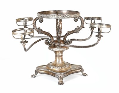 Lot 181 - An Old Sheffield Plate Centrepiece, Apparently...