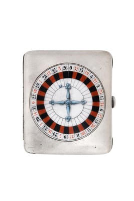 Lot 2055 - A German Silver and Enamel Cigarette-Case