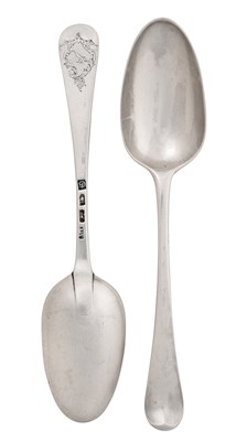 Lot 2033 - Two George III Silver Tablespoons
