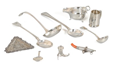 Lot 165 - A Collection of Assorted Silver and Silver...