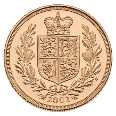Lot 200 - Elizabeth II, Gold Proof Two Pounds 2002,...