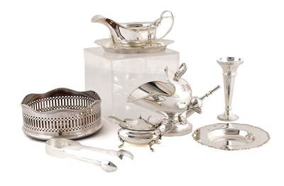 Lot 144 - A Collection of Assorted Silver and Silver...