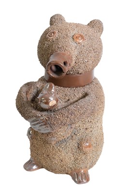 Lot 129 - A Nottingham Brown Salt-Glazed Stoneware Bear...