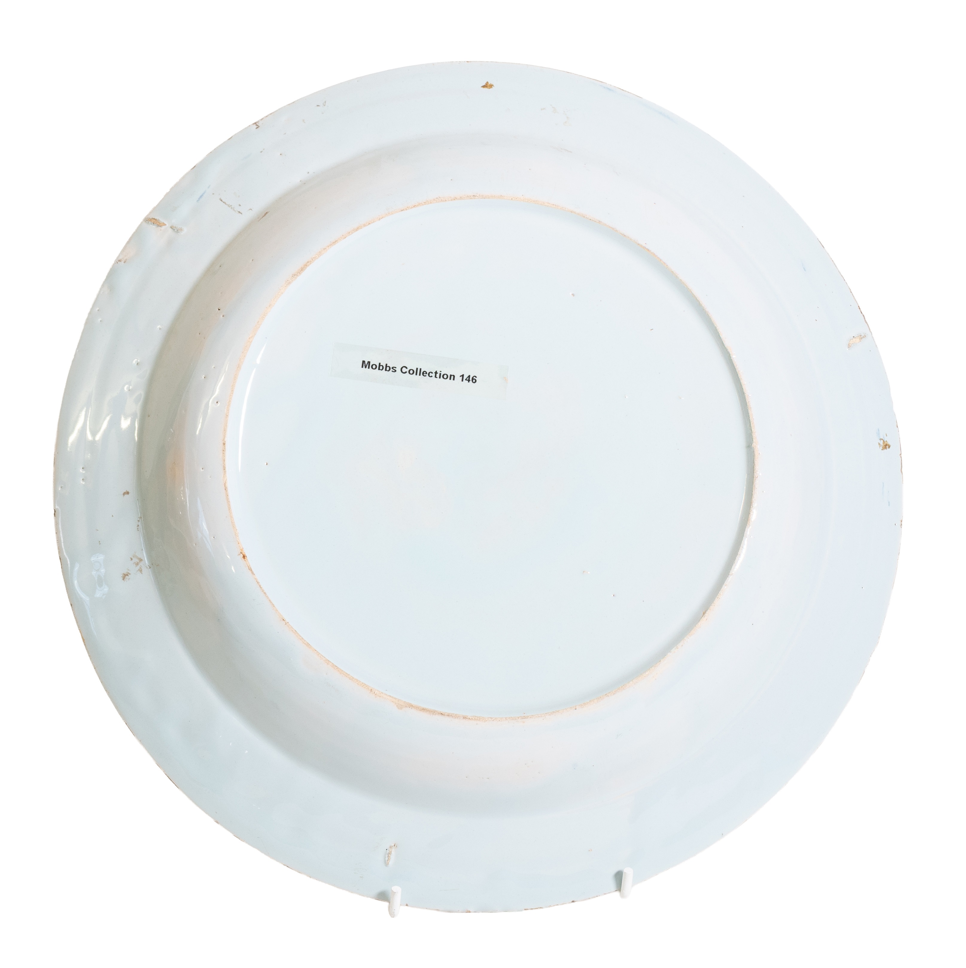 Lot 1237 - A Lambeth Delft Dish, circa 1760, of Ann