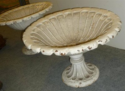 Lot 747 - Pair of Victorian garden urns