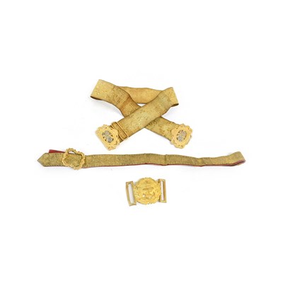 Lot 256 - A First World War Nurse's Sweetheart Belt and...
