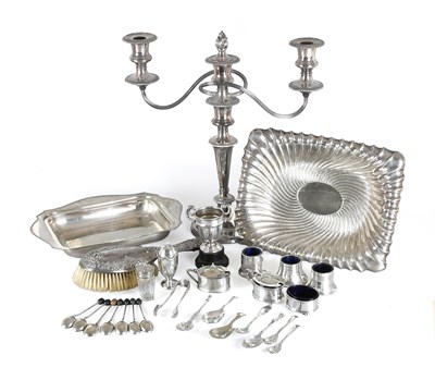 Lot 147 - A Collection of Assorted Silver and Silver...