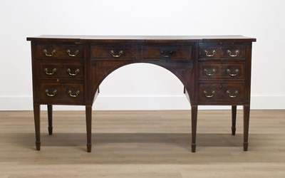 Lot 1420 - A George III Mahogany and Boxwood-Strung...