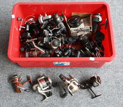 Lot 3041 - A Large Collection of Fixed Spool Spinning Reels
