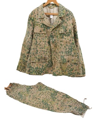 Lot 227 - A Second World War German SS M44 Camouflage...