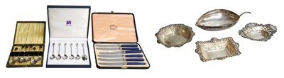Lot 163 - A Collection of Assorted Silver and Silver...