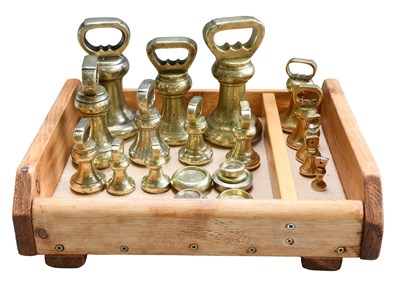 Lot 29 - A Selection of Various Brass Bell Weights,...