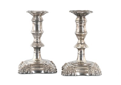 Lot 81 - A Pair of Elizabeth II Silver Candlesticks, by...