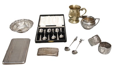 Lot 178 - A Collection of Assorted Silver and Silver...