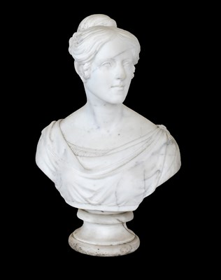 Lot 211 - English School (19th century): A White Marble...