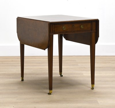 Lot 312 - A Late George III Mahogany and Crossbanded...