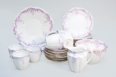 Lot 54 - A Wileman & Co. Foley Porcelain Part Teaset,...