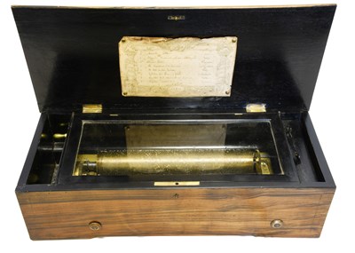 Lot 3100 - Musical Box Playing Eight Airs, By Bremond/Grainer