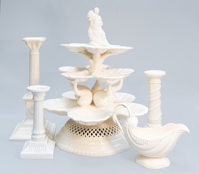 Lot 58 - A Collection of Royal Creamware Pottery,...
