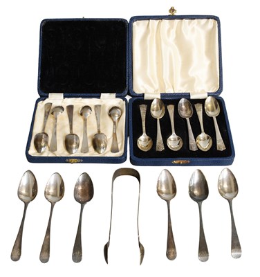 Lot 113 - A Collection of Assorted Silver Flatware,...