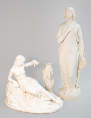 Lot 47 - A Copeland Parian Figure, 19th century,...