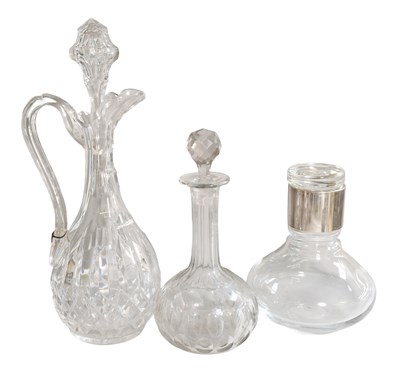 Lot 83 - A Collection of Cut Glass Decanters, Claret...