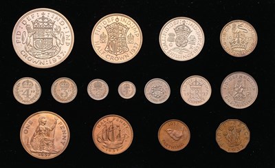Lot 231 - George VI, 'Coronation' Proof Set 1937, 15...