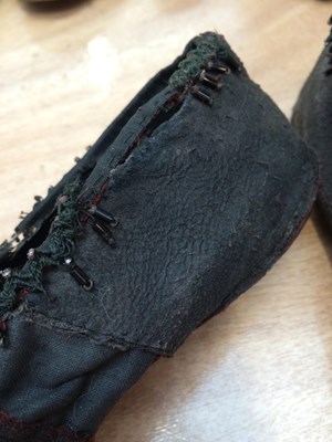 Lot 2077 - 19th Century and Later Shoes comprising a pair...