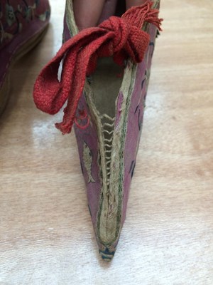 Lot 2077 - 19th Century and Later Shoes comprising a pair...