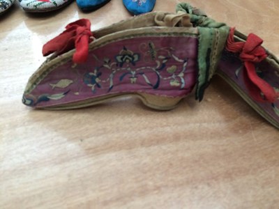 Lot 2077 - 19th Century and Later Shoes comprising a pair...