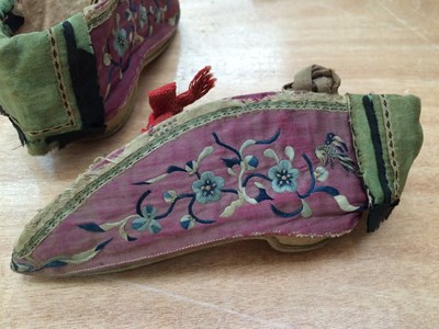 Lot 2077 - 19th Century and Later Shoes comprising a pair...