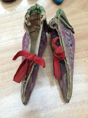 Lot 2077 - 19th Century and Later Shoes comprising a pair...