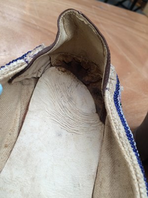 Lot 2077 - 19th Century and Later Shoes comprising a pair...
