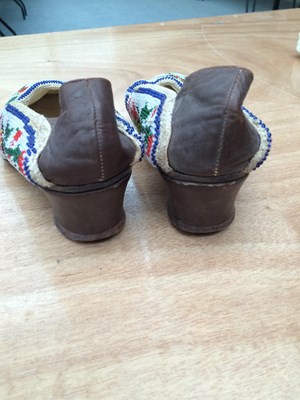 Lot 2077 - 19th Century and Later Shoes comprising a pair...