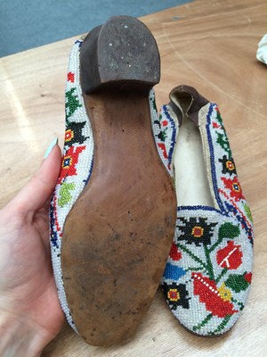 Lot 2077 - 19th Century and Later Shoes comprising a pair...
