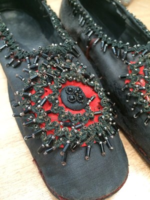 Lot 2077 - 19th Century and Later Shoes comprising a pair...