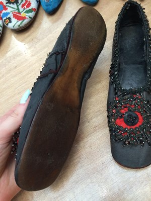 Lot 2077 - 19th Century and Later Shoes comprising a pair...
