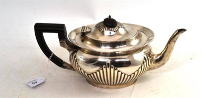 Lot 49 - A Mappin & Webb silver teapot, Sheffield, 1900 (a.f.)