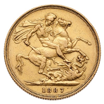 Lot 158 - Victoria, Sovereign 1887; good fine