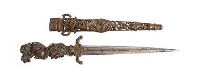 Lot 257 - A 19th Century French Romantic Dagger, the...