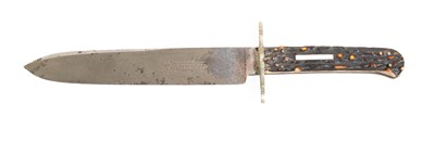 Lot 361 - A Late 19th Century Bowie Knife, the the 20cm...