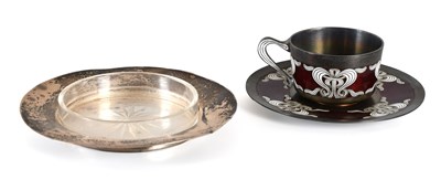 Lot 83 - A Norwegian Silver and Enamel Coffee-Cup and...
