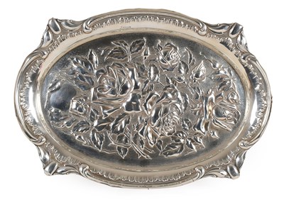 Lot 18 - An Edward VII Silver Dressing-Table Tray,...