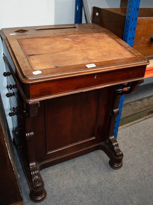 Lot 1458 - A Victorian Mahogany Davenport, 59cm by 52cm...