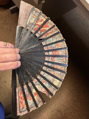 Lot 2076 - 18th Century 'The New Caricature Dance Fan For...