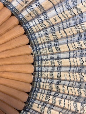 Lot 2076 - 18th Century 'The New Caricature Dance Fan For...