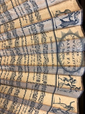 Lot 2076 - 18th Century 'The New Caricature Dance Fan For...