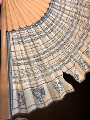 Lot 2076 - 18th Century 'The New Caricature Dance Fan For...