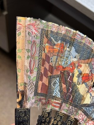 Lot 2076 - 18th Century 'The New Caricature Dance Fan For...